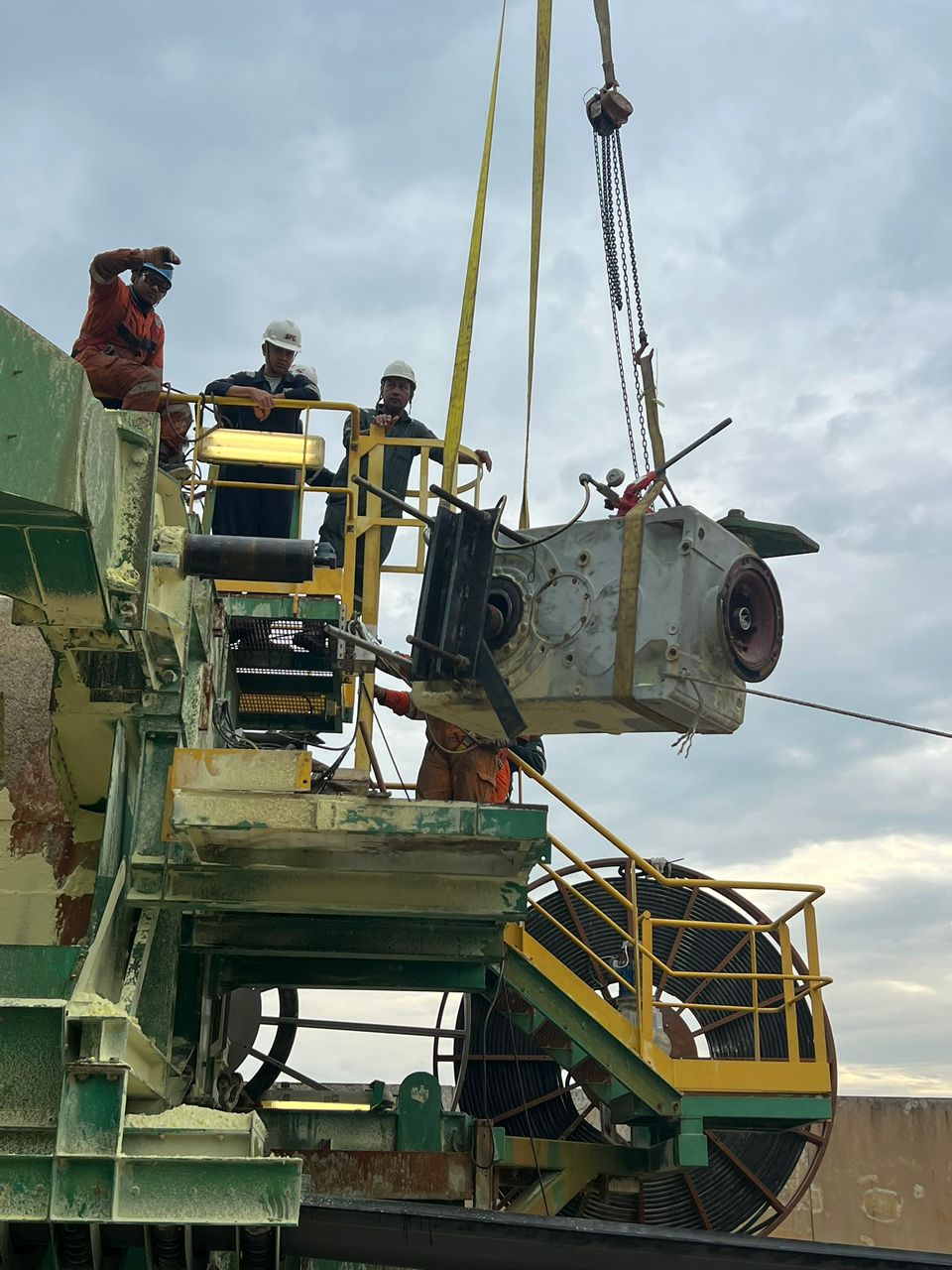 Project Gearbox Replacement for Reclaimer at SPTS